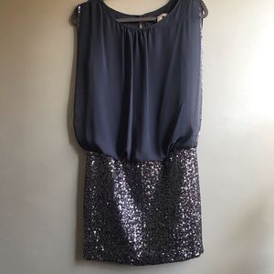 gray sparkly dress